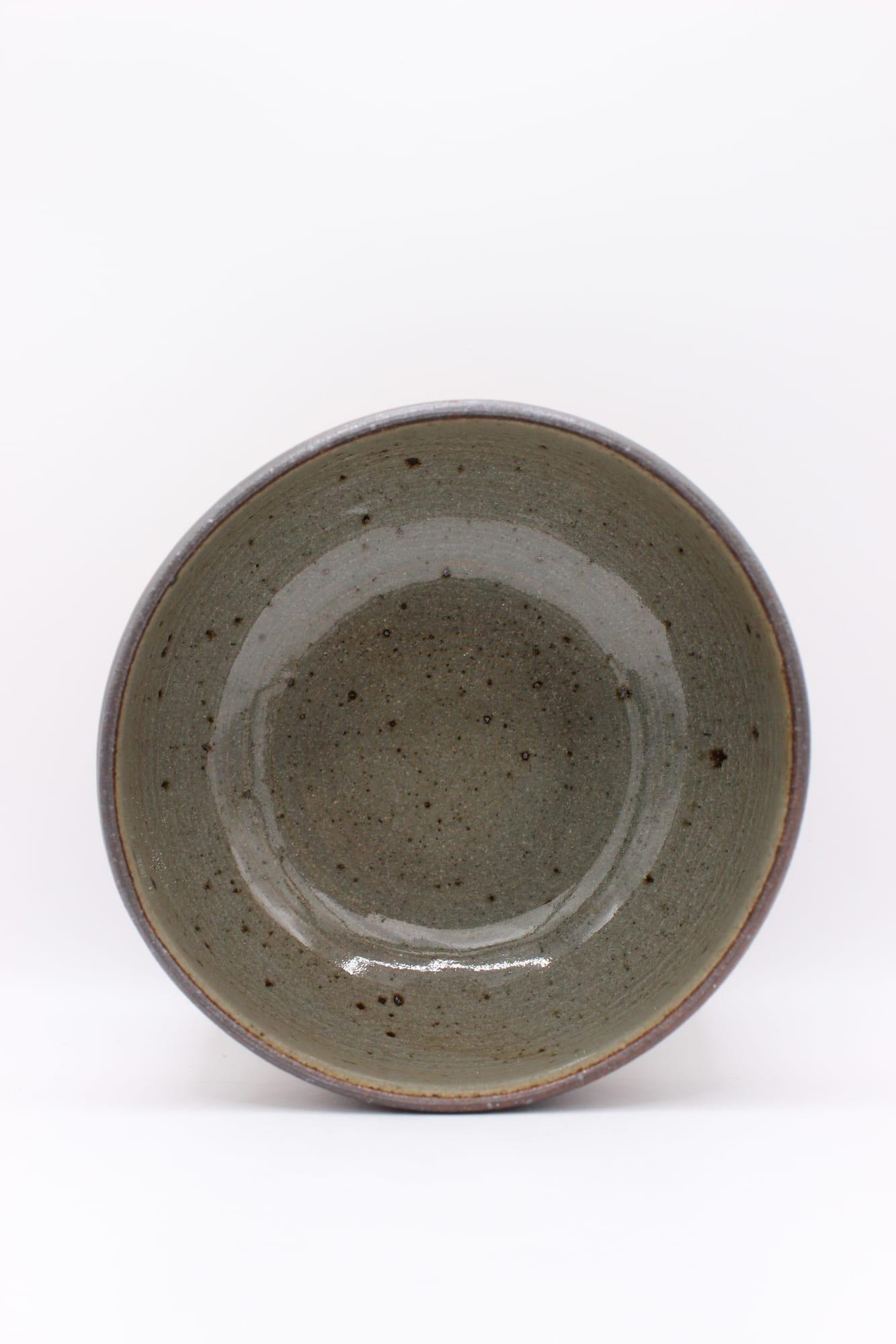 Brown Stoneware Bowl — view 2