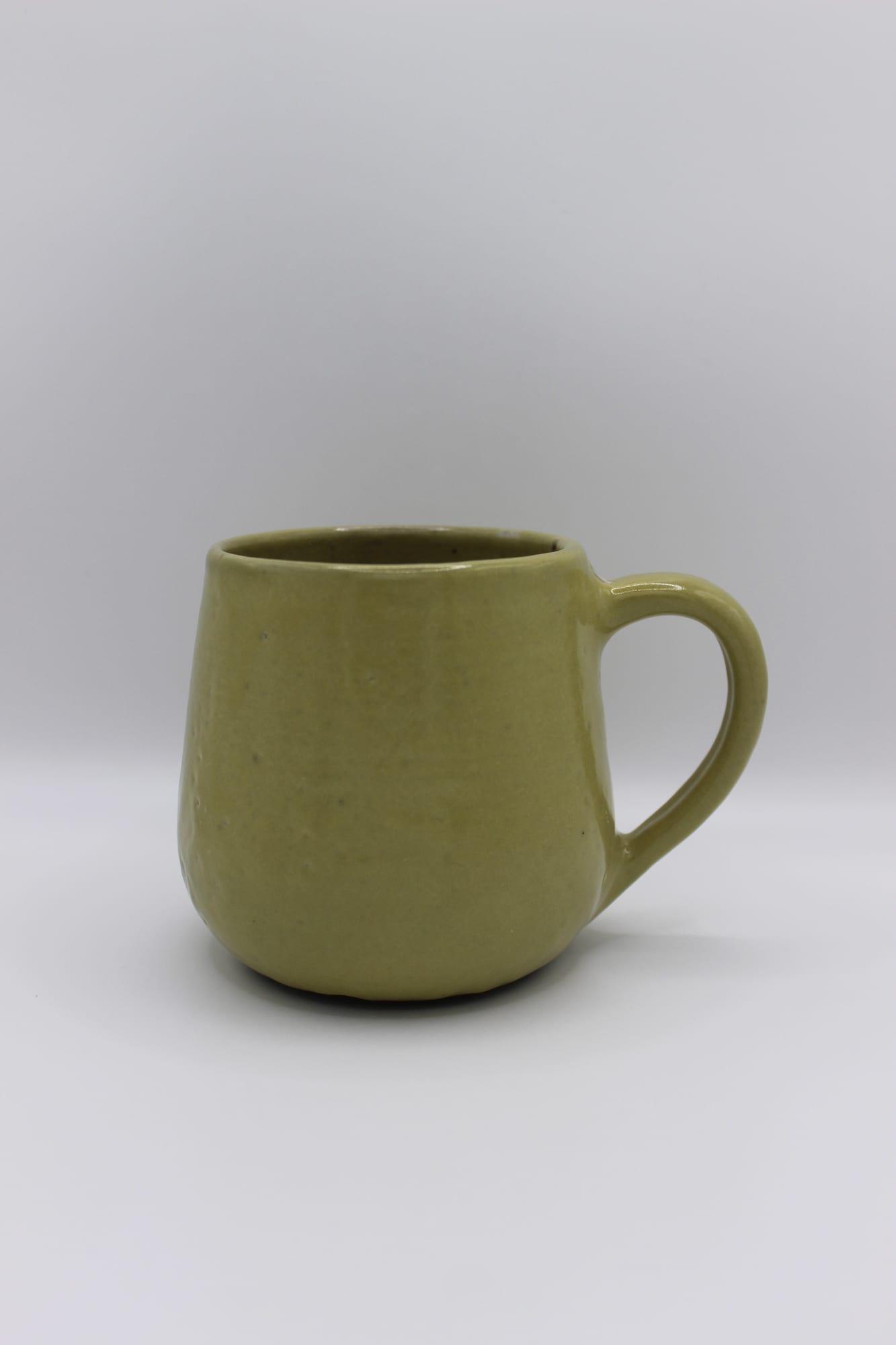 Curved Yellow Mug — view 1