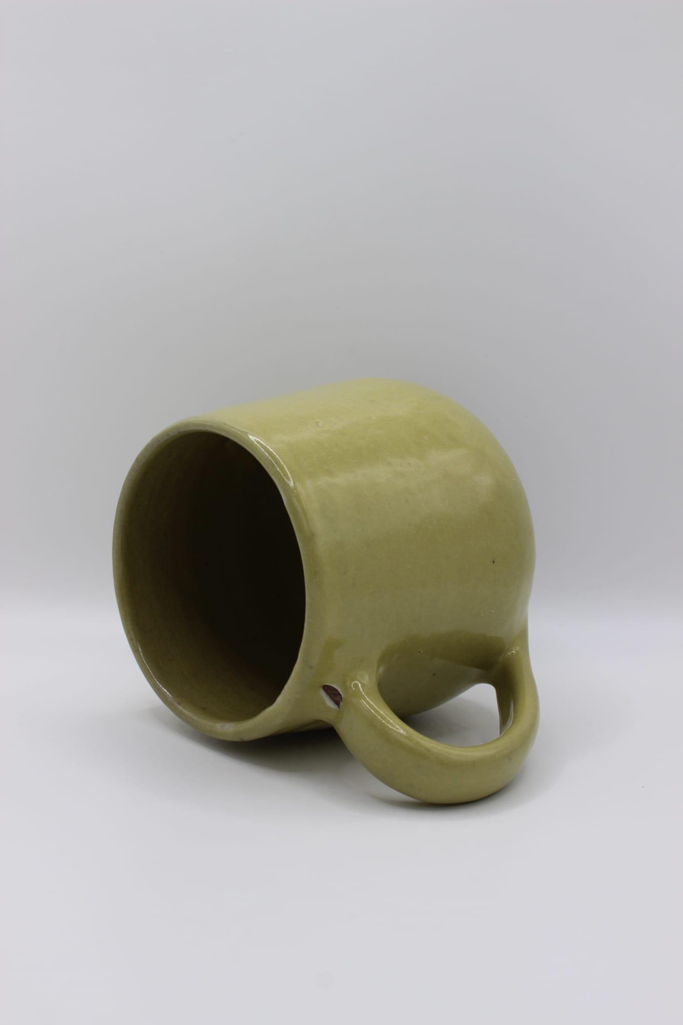 Curved Yellow Mug — view 2