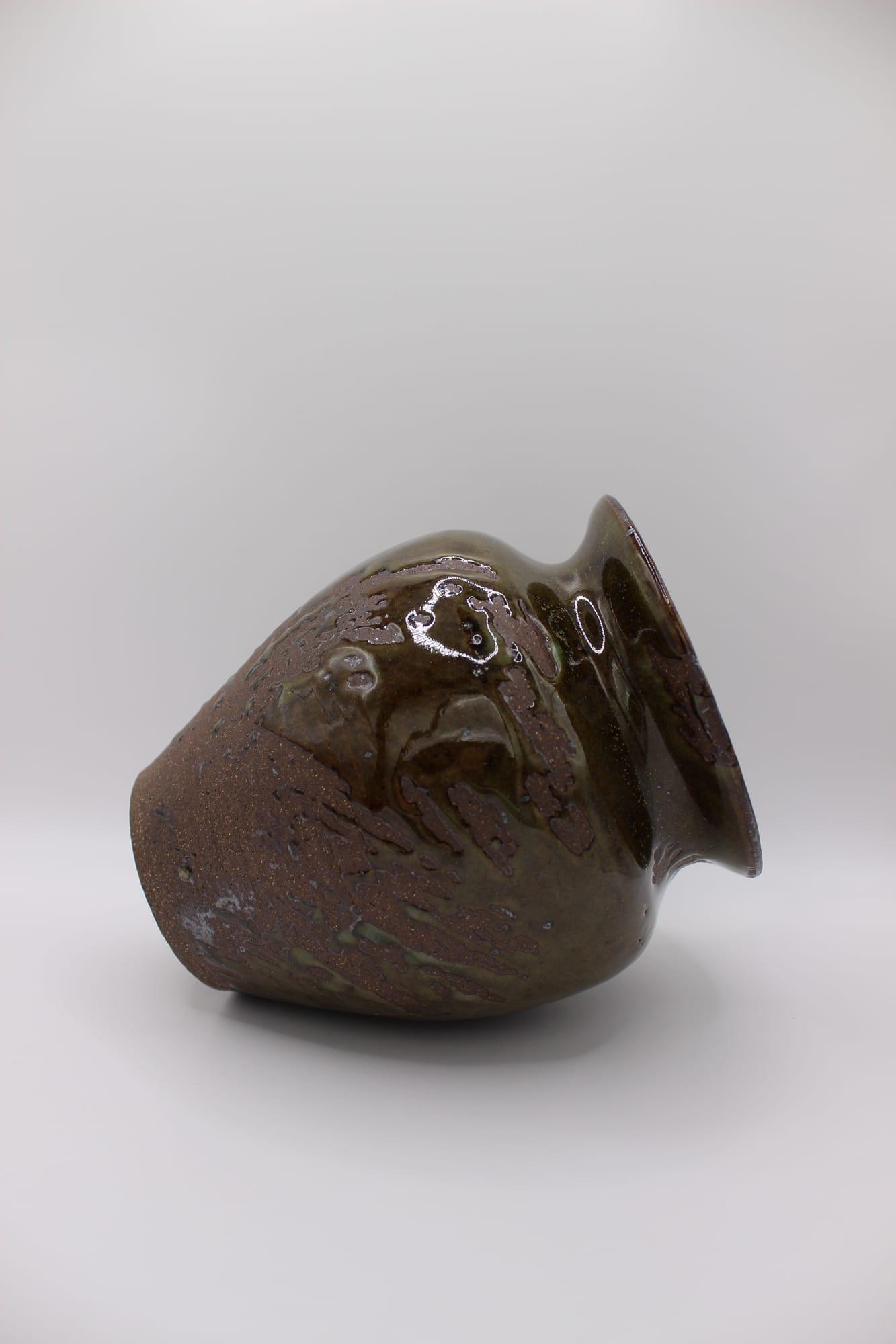 Green Abstract Vase — view 2