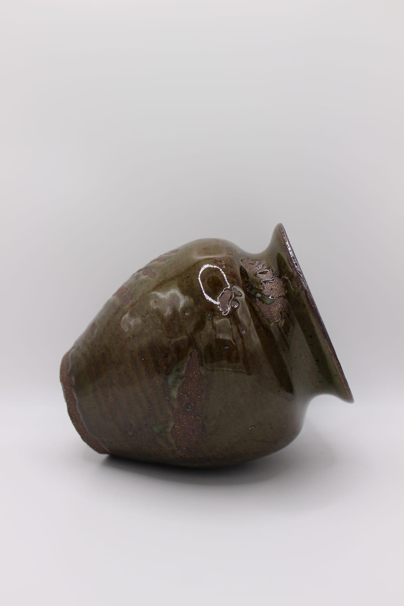 Green Abstract Vase — view 4
