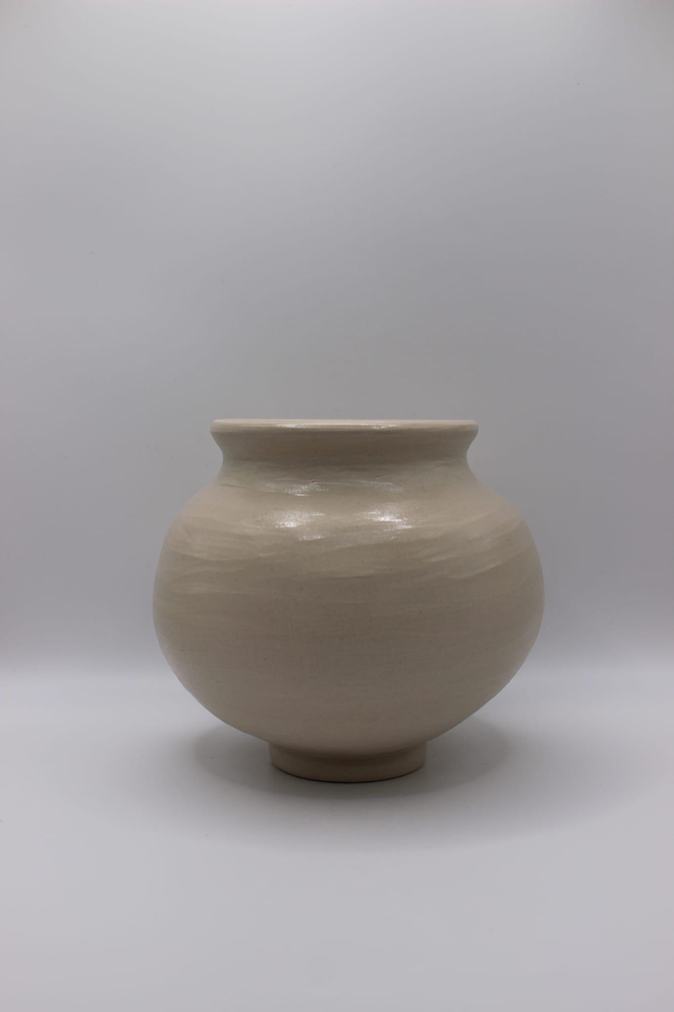 Hand-Formed Moon Jar — view 1
