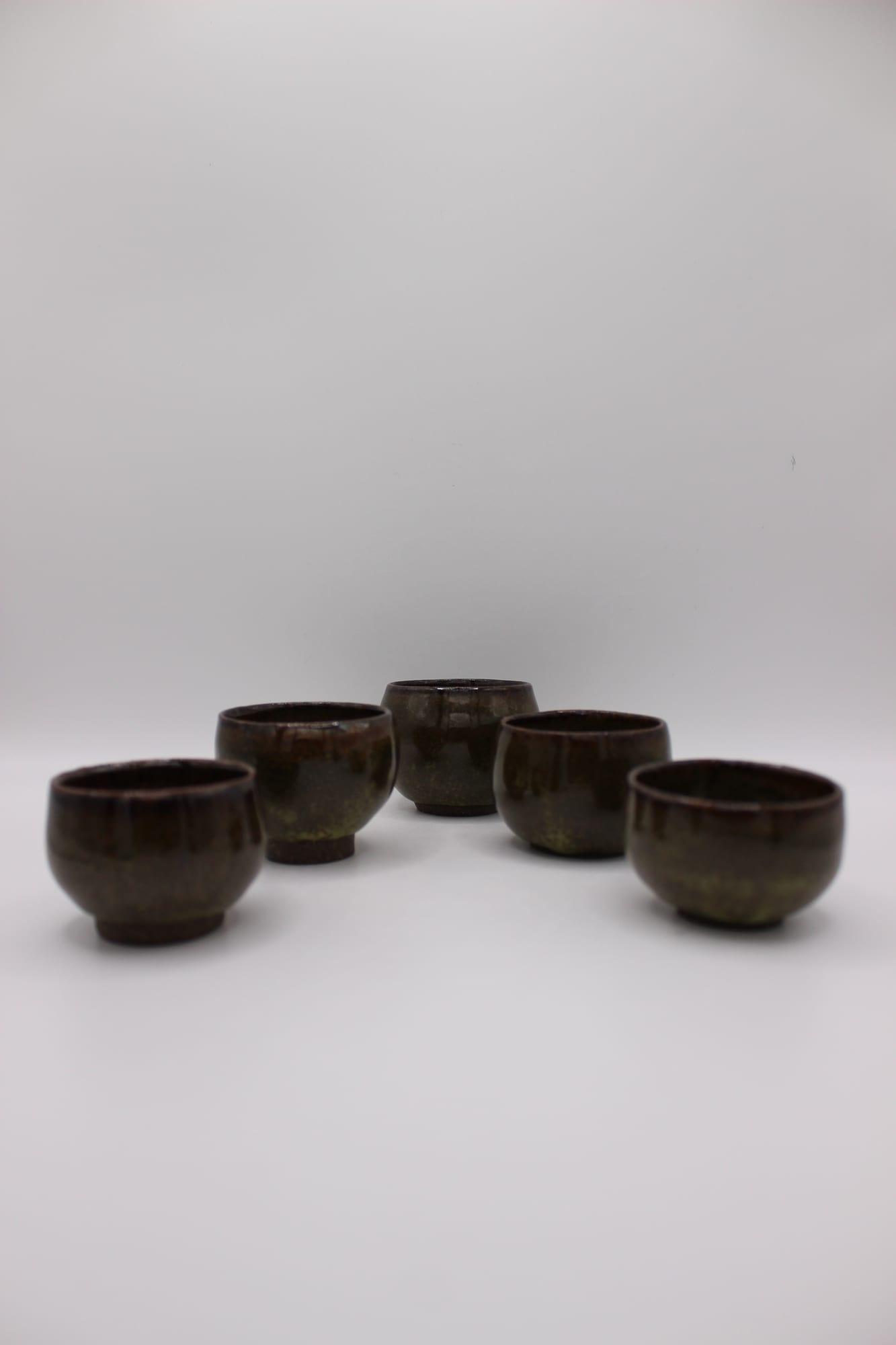 Olive Ash Sake Set — view 7