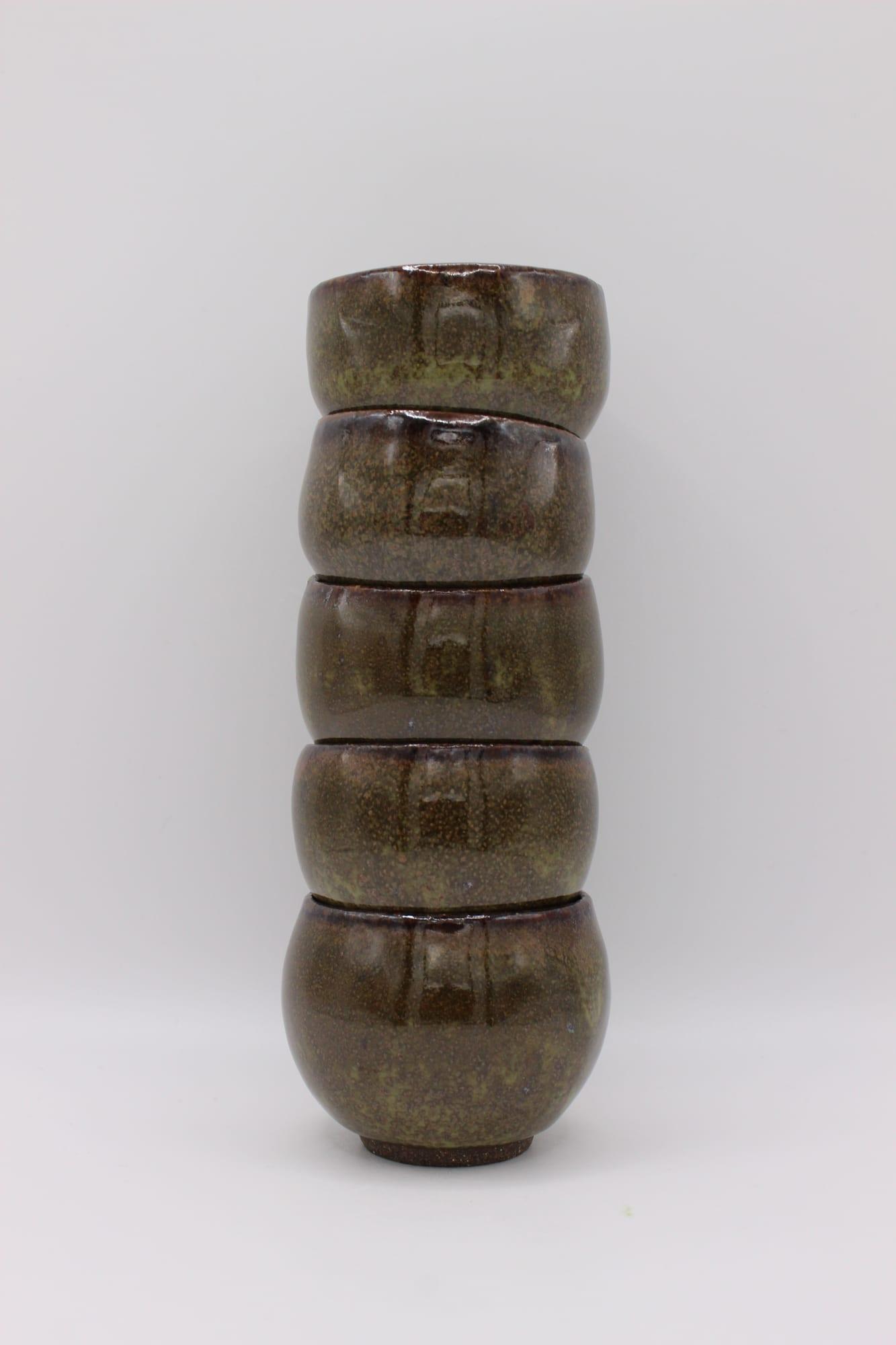 Olive Ash Sake Set — view 9