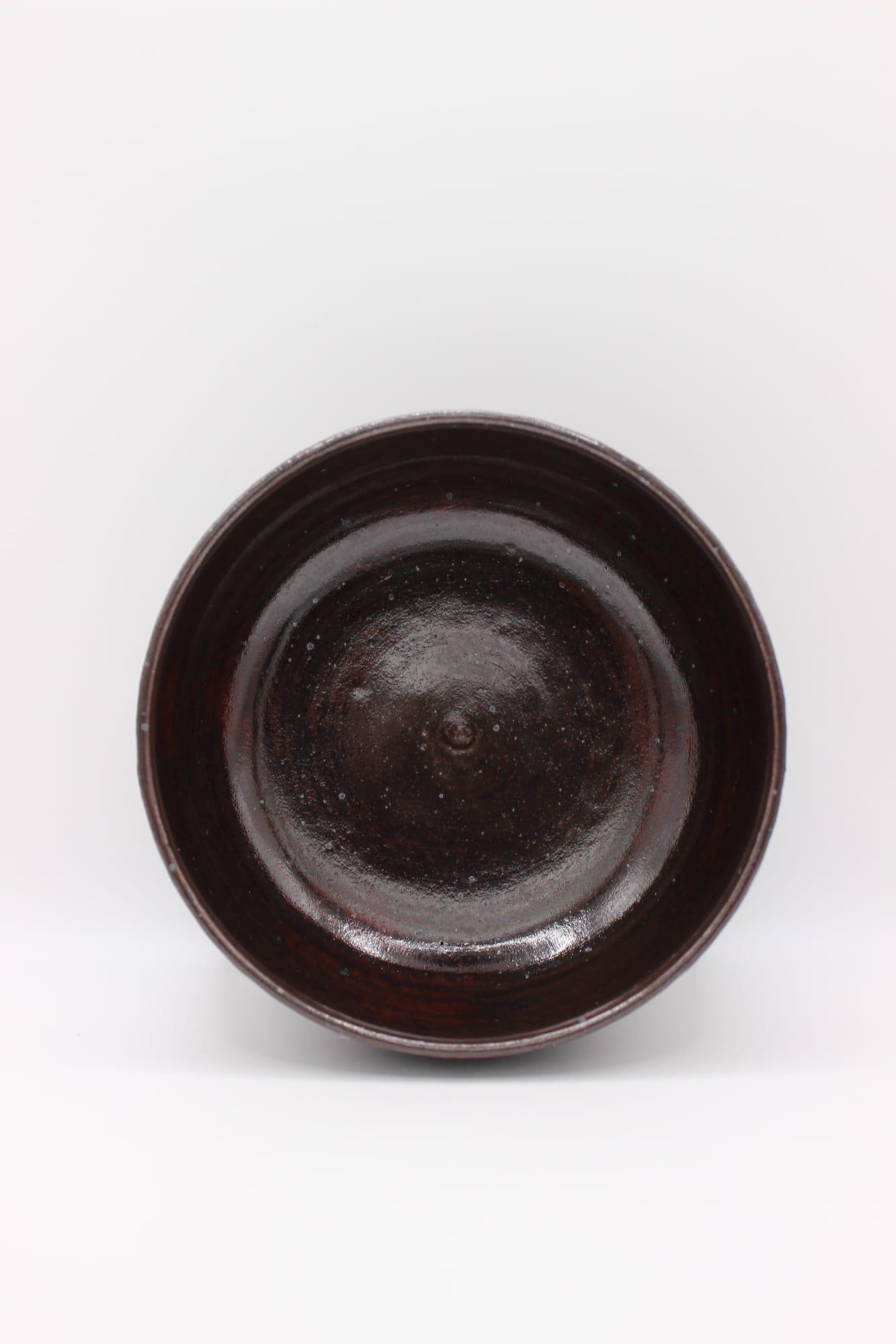 Shallow Burgundy Bowl — view 2